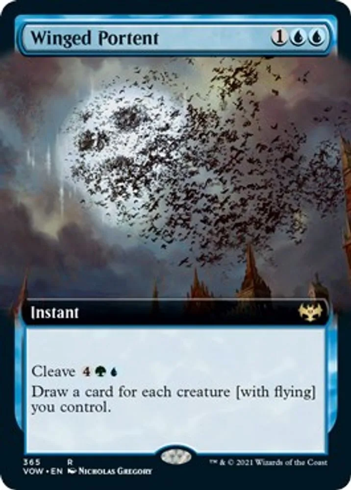 Winged Portent (Extended Art)