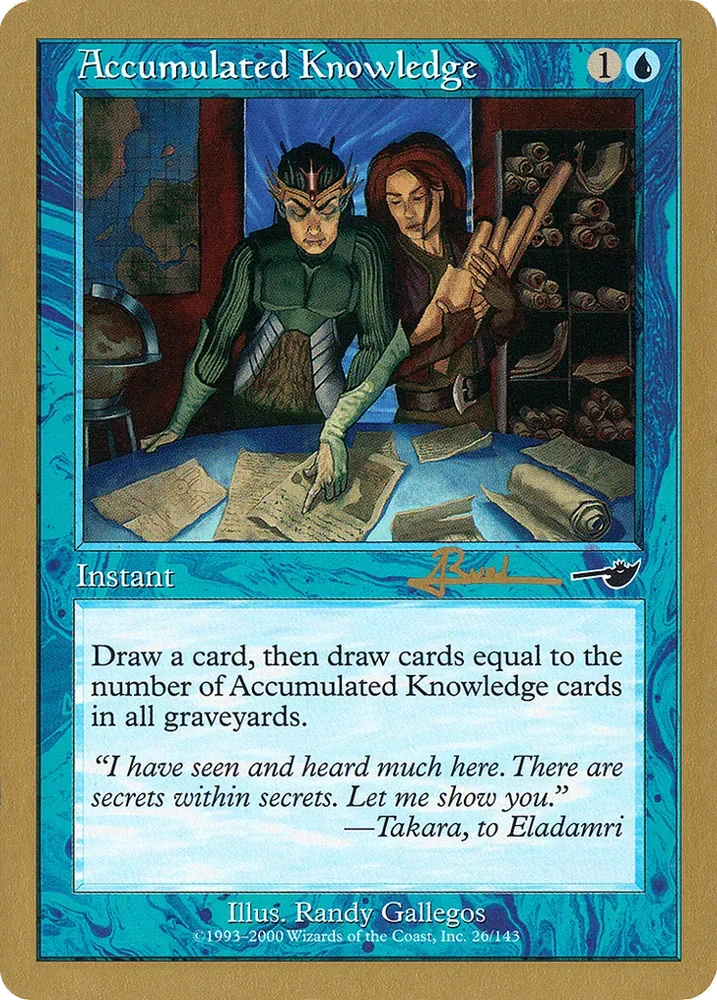 Accumulated Knowledge