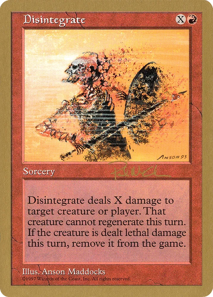 Disintegrate