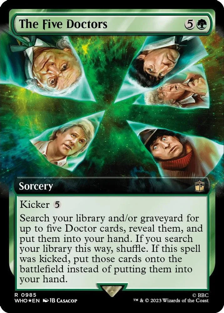 The Five Doctors (Extended Art · Surge Foil)