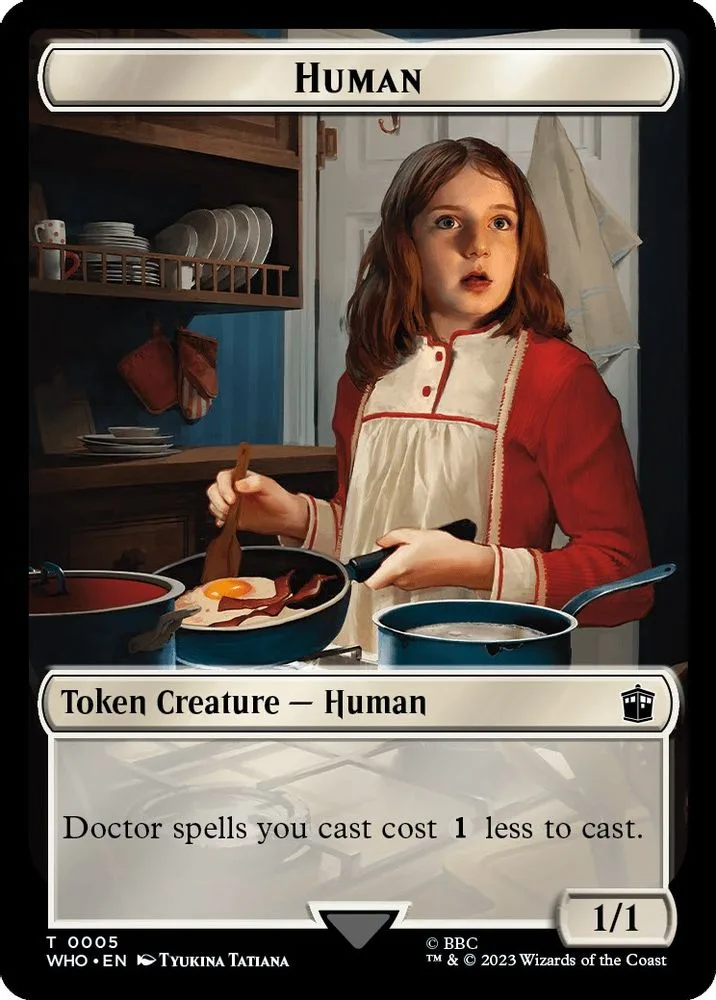 Human (0005) // Treasure (0029) Double-Sided Token