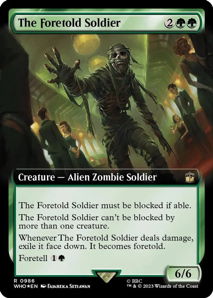 The Foretold Soldier (Extended Art · Surge Foil)