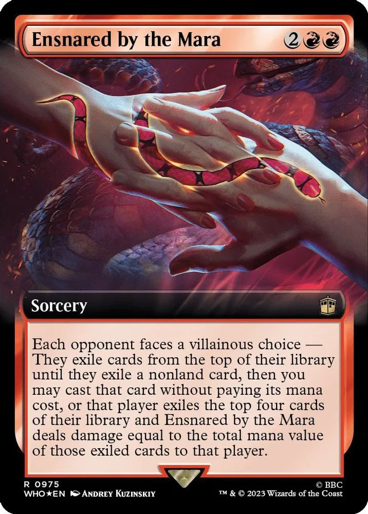 Ensnared by the Mara (Extended Art · Surge Foil)