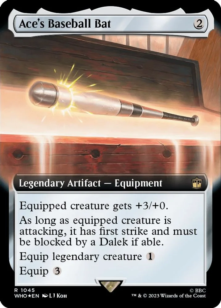 Ace's Baseball Bat (Extended Art · Surge Foil)