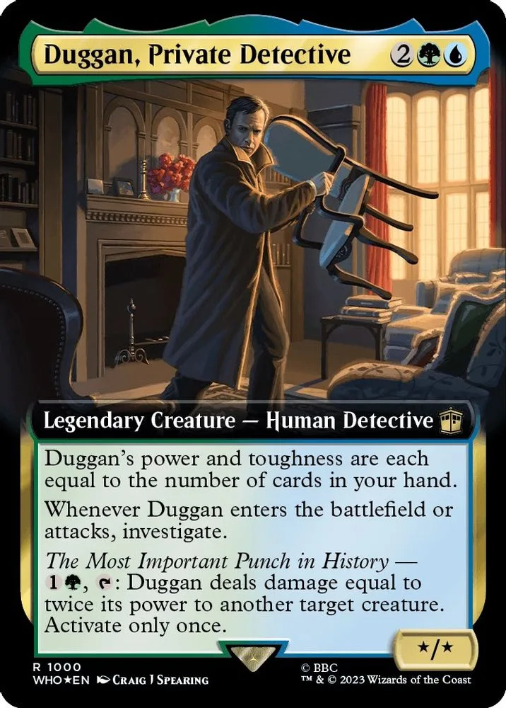 Duggan, Private Detective (Extended Art · Surge Foil)