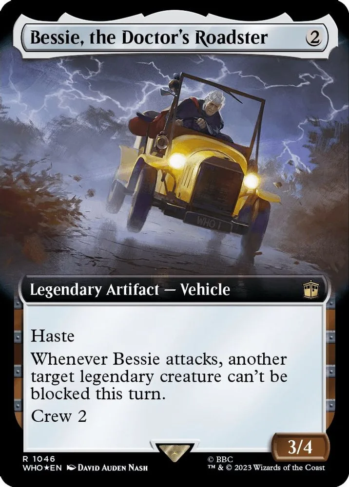 Bessie, the Doctor's Roadster (Extended Art · Surge Foil)