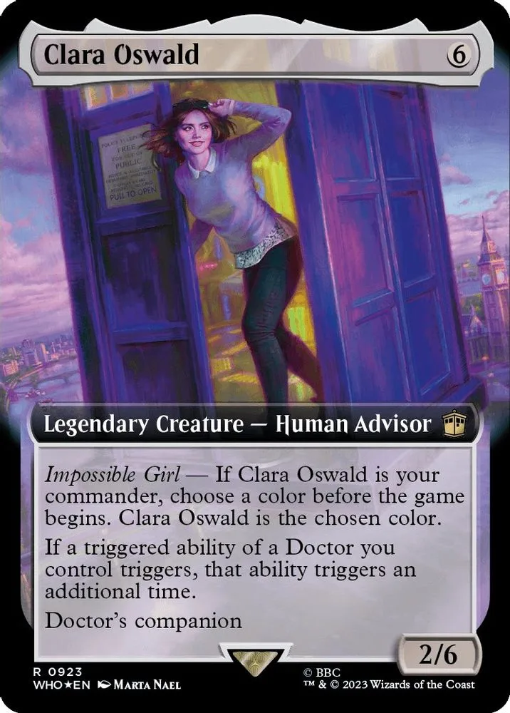 Clara Oswald (Extended Art · Surge Foil)