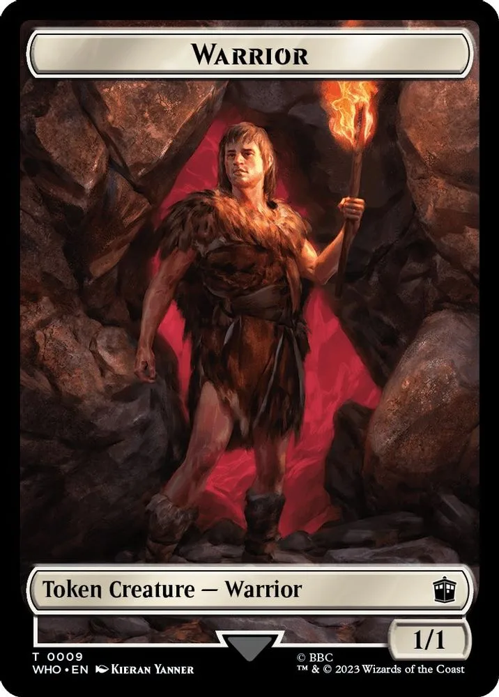Warrior // Treasure (0029) Double-Sided Token