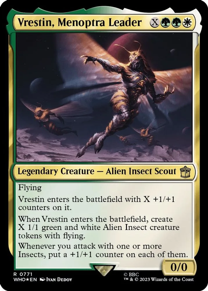 Vrestin, Menoptra Leader (Surge Foil)