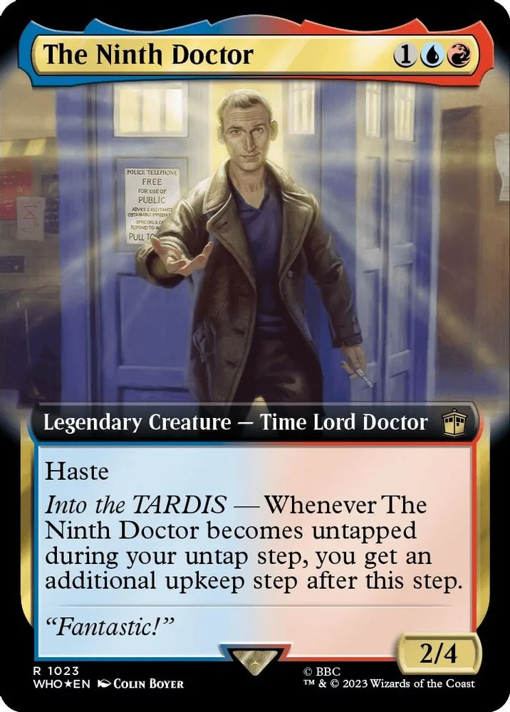 The Ninth Doctor (Extended Art · Surge Foil)