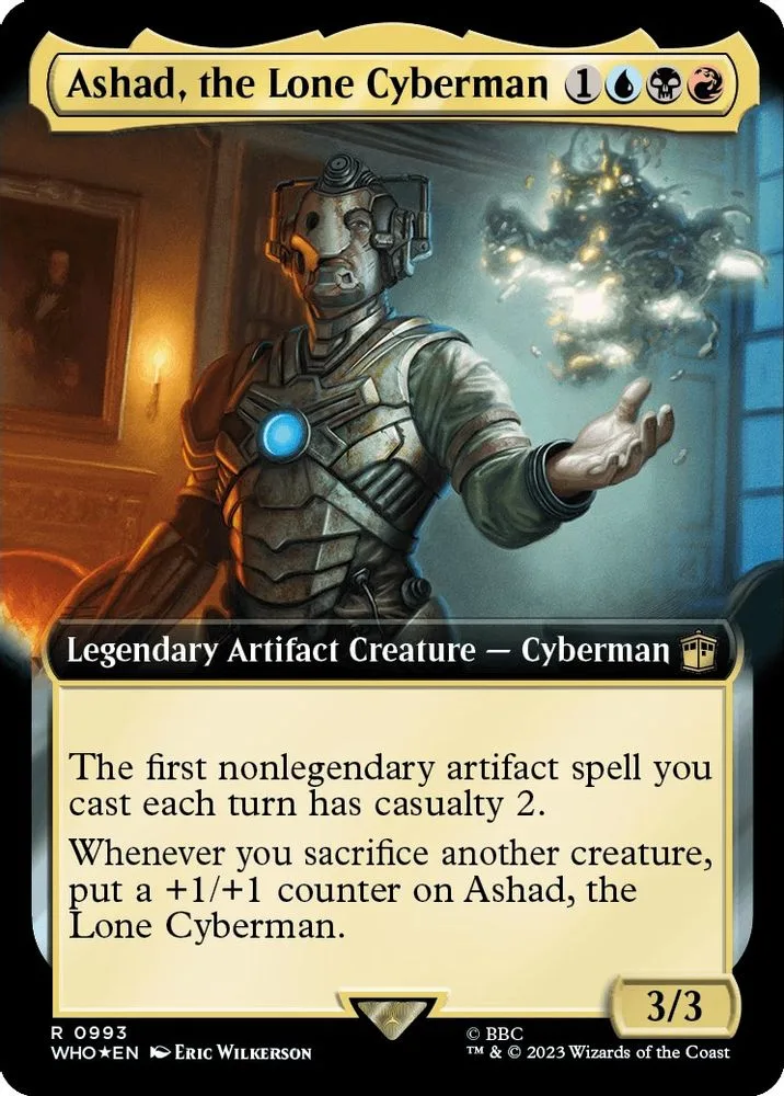 Ashad, the Lone Cyberman (Extended Art · Surge Foil)