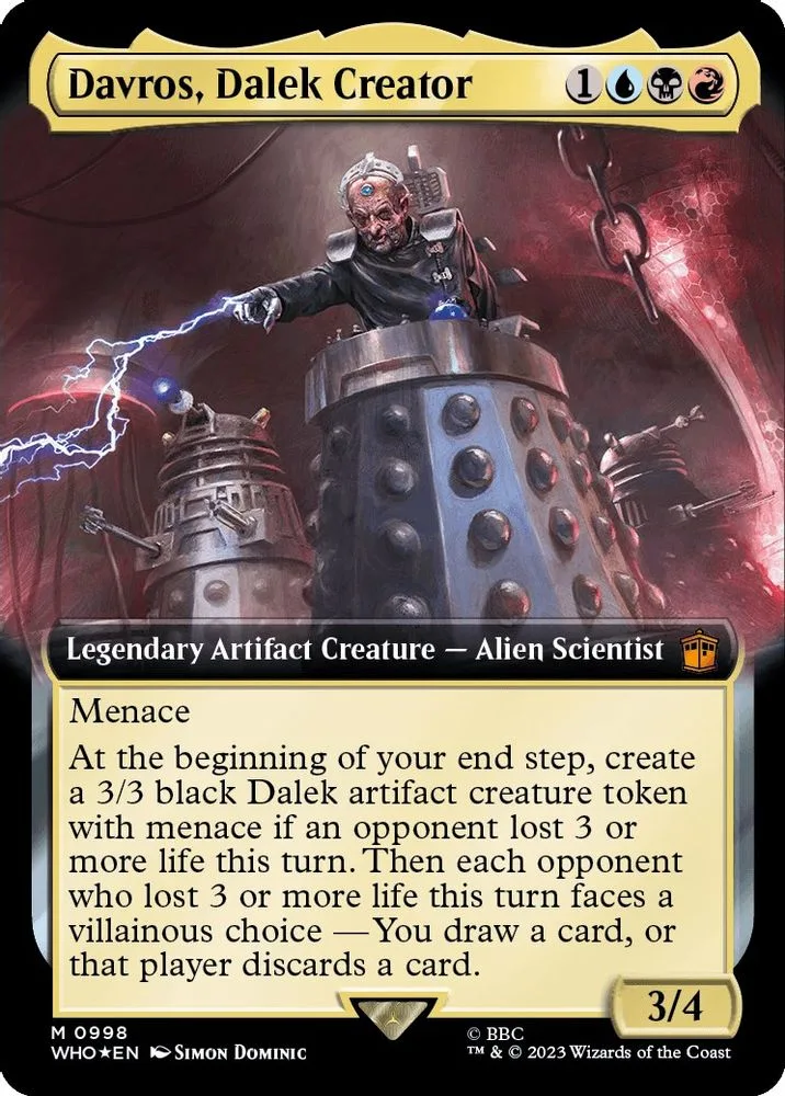 Davros, Dalek Creator (Extended Art · Surge Foil)