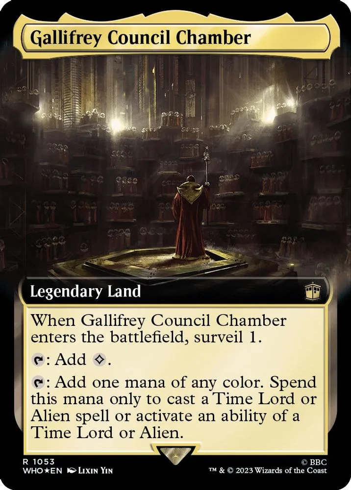 Gallifrey Council Chamber (Extended Art · Surge Foil)