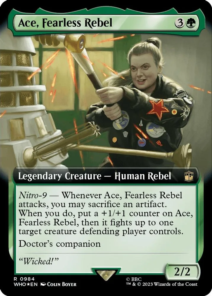 Ace, Fearless Rebel (Extended Art · Surge Foil)