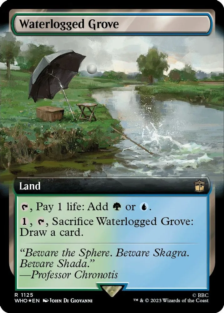 Waterlogged Grove (Extended Art · Surge Foil)