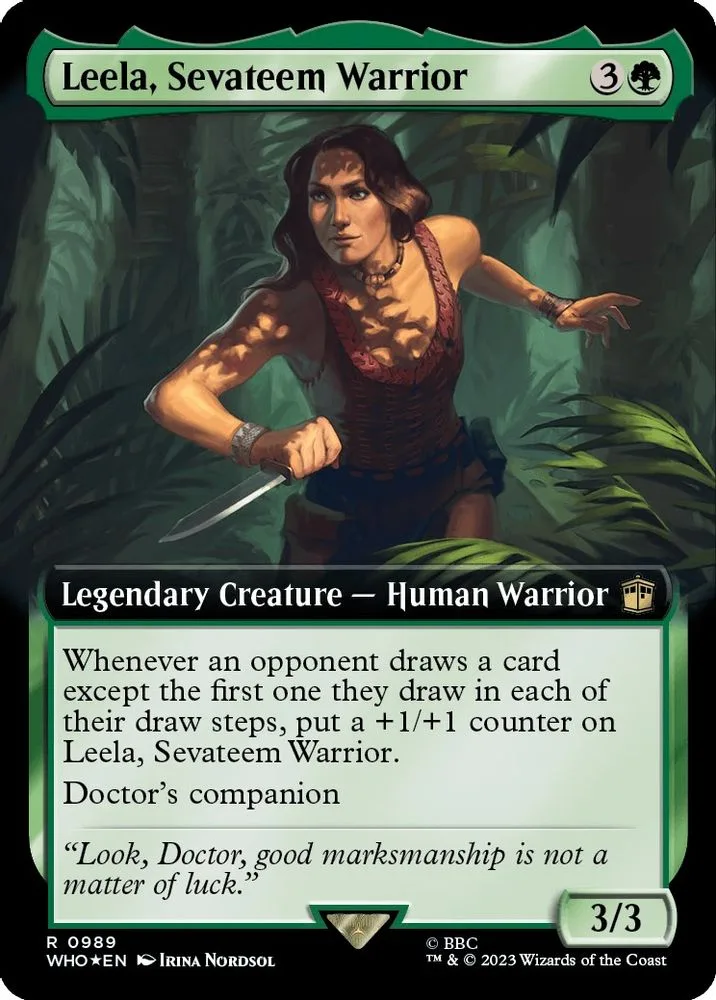 Leela, Sevateem Warrior (Extended Art · Surge Foil)