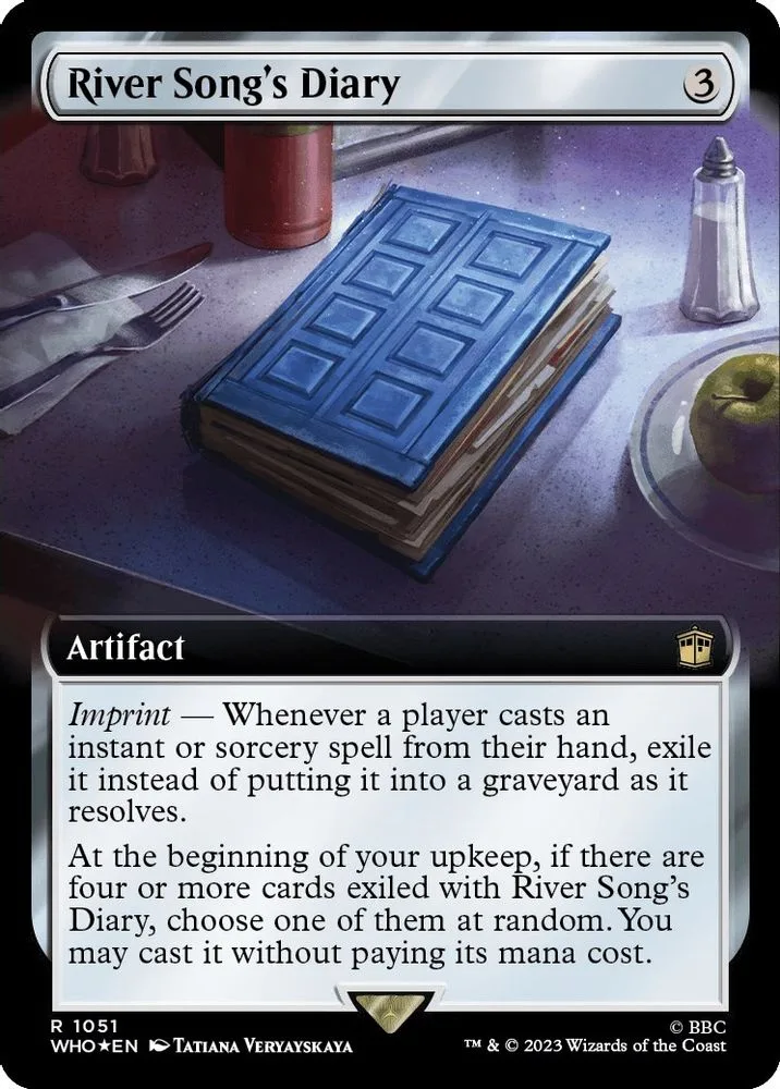 River Song's Diary (Extended Art · Surge Foil)