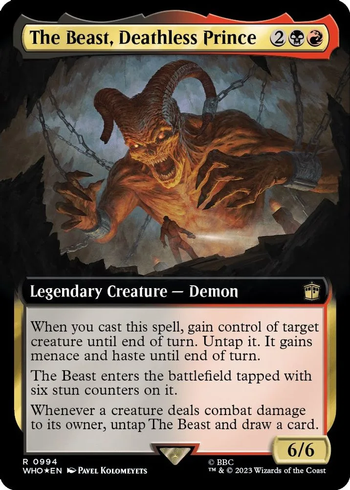 The Beast, Deathless Prince (Extended Art · Surge Foil)