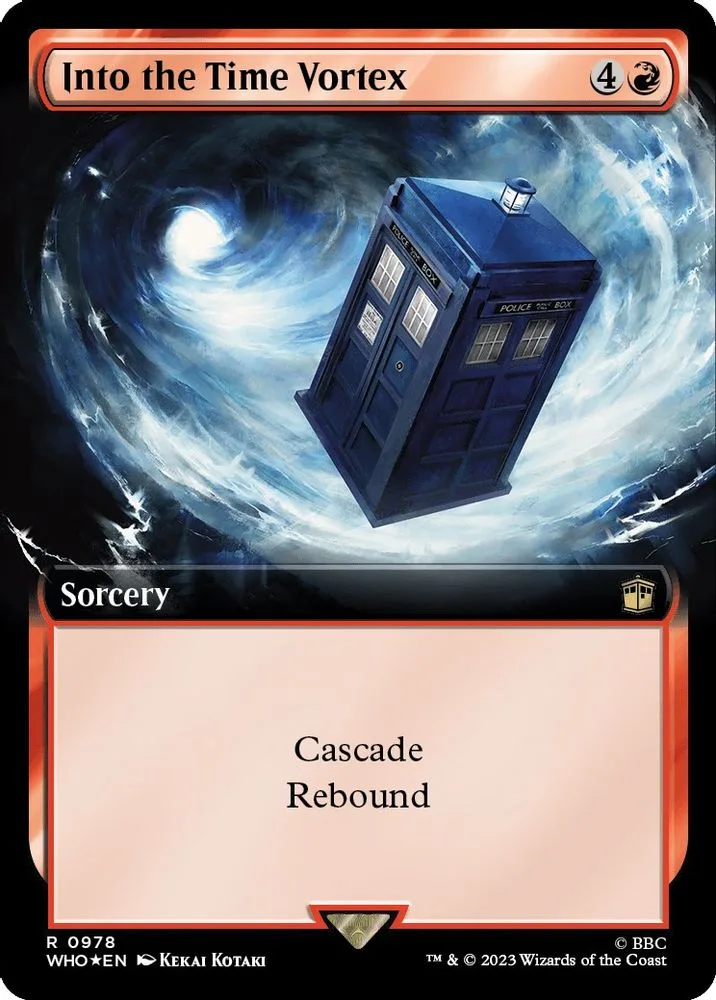 Into the Time Vortex (Extended Art · Surge Foil)