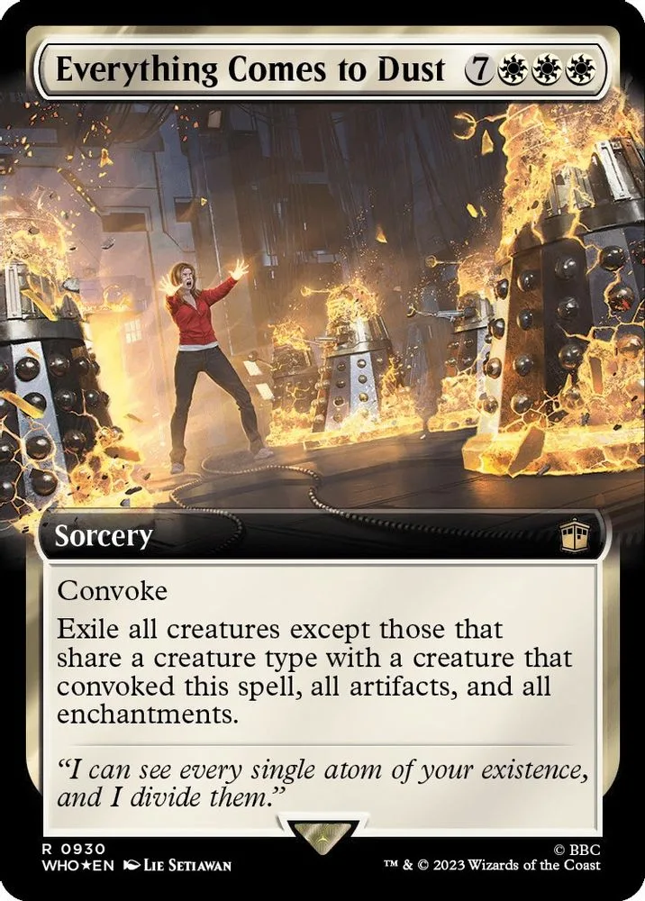 Everything Comes to Dust (Extended Art · Surge Foil)