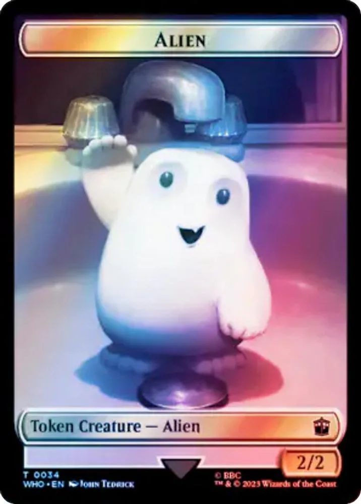 Alien // Clue (0053) Double-Sided Token (Surge Foil)