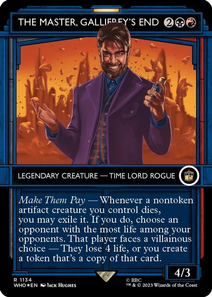 The Master, Gallifrey's End (Showcase · Surge Foil)