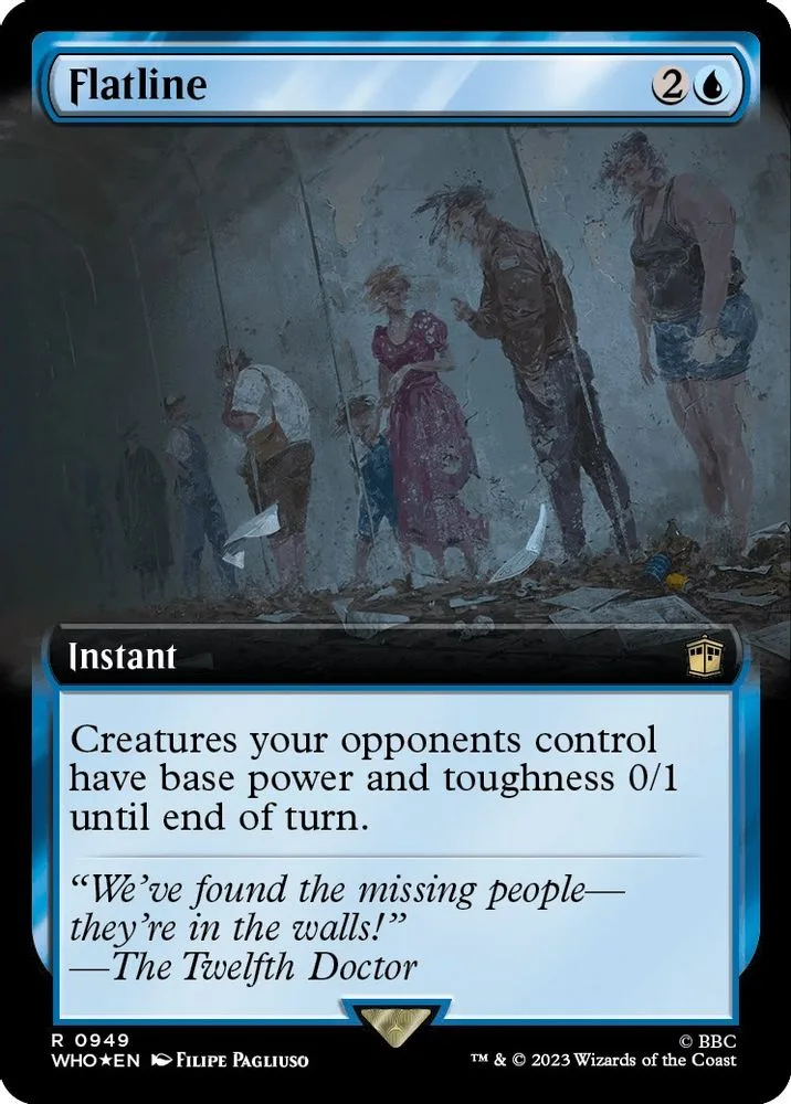 Flatline (Extended Art · Surge Foil)