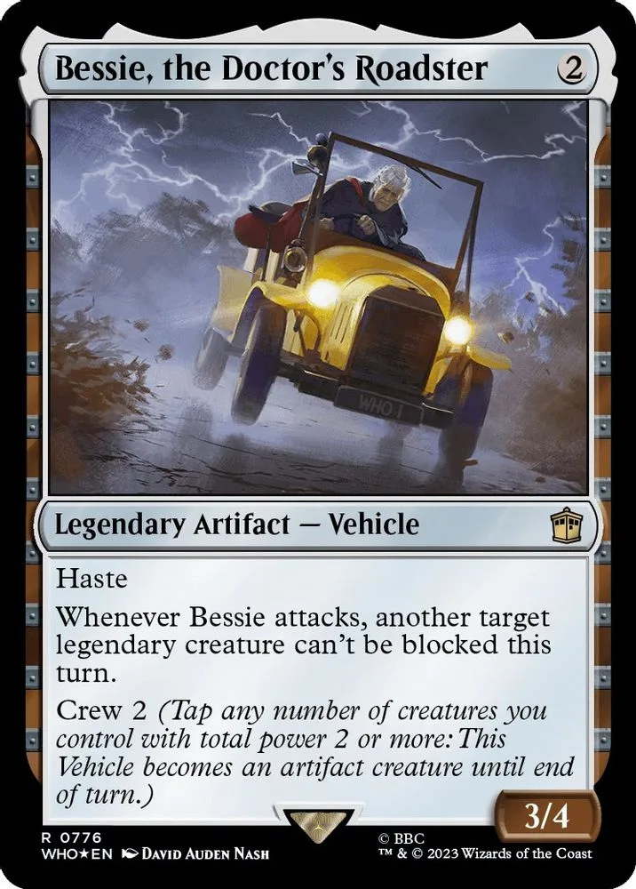 Bessie, the Doctor's Roadster (Surge Foil)