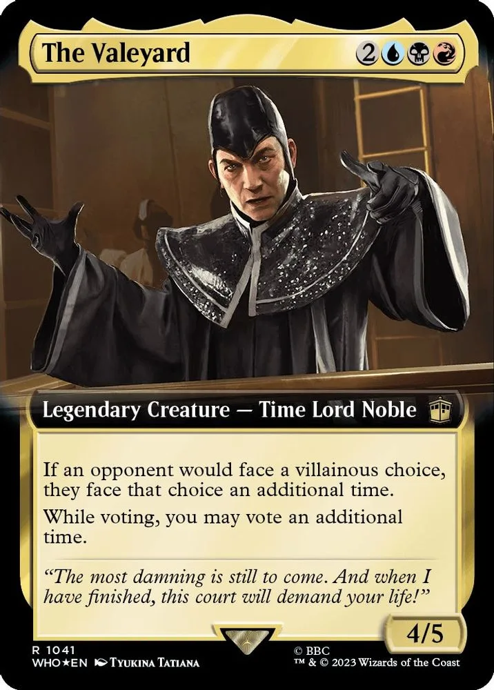 The Valeyard (Extended Art · Surge Foil)