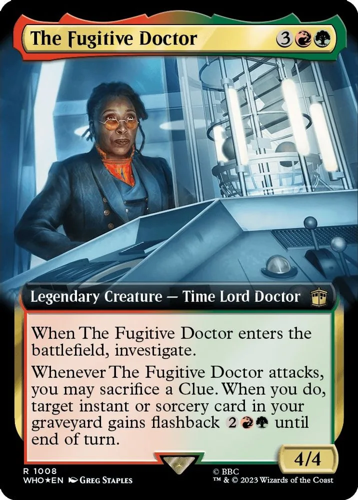 The Fugitive Doctor (Extended Art · Surge Foil)