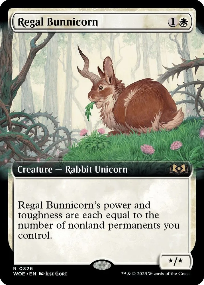 Regal Bunnicorn (Extended Art)