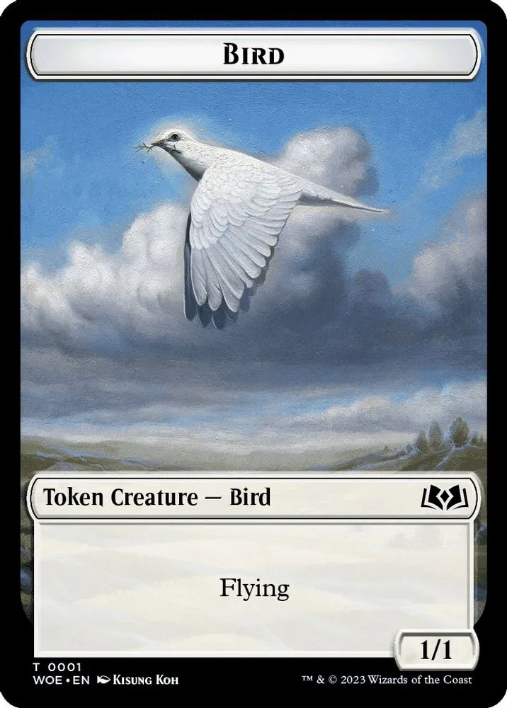 Bird // Food (0012) Double-Sided Token