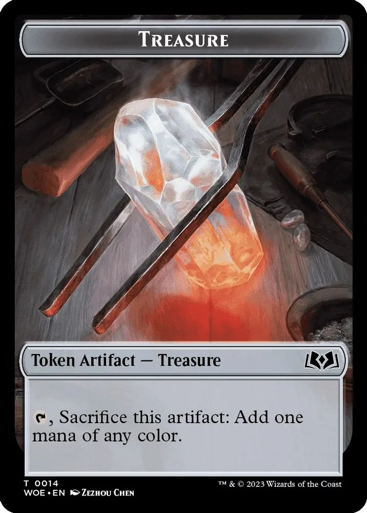 Treasure // Food (0013) Double-Sided Token
