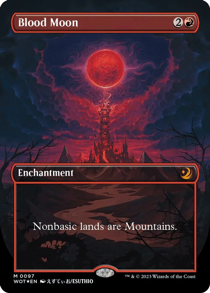 Blood Moon (Anime Borderless) (Confetti Foil)