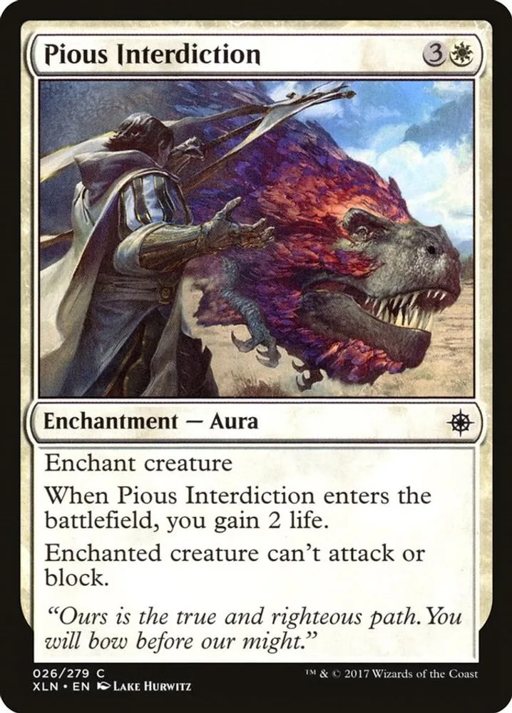 Pious Interdiction