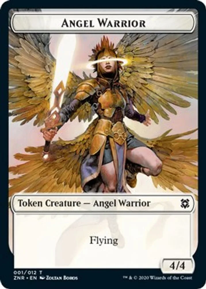 Angel Warrior // Copy Double-Sided Token
