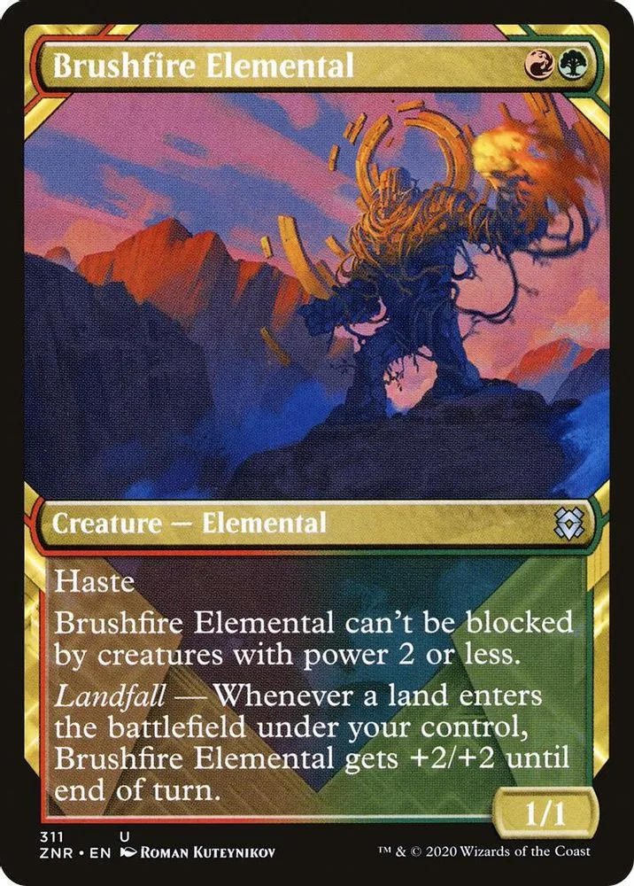 Brushfire Elemental (Showcase)