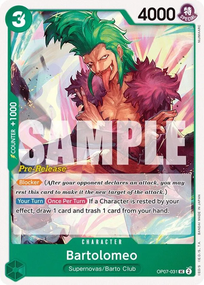 Bartolomeo (Pre-Release)