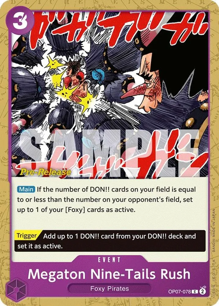 Megaton Nine-Tails Rush (Pre-Release)
