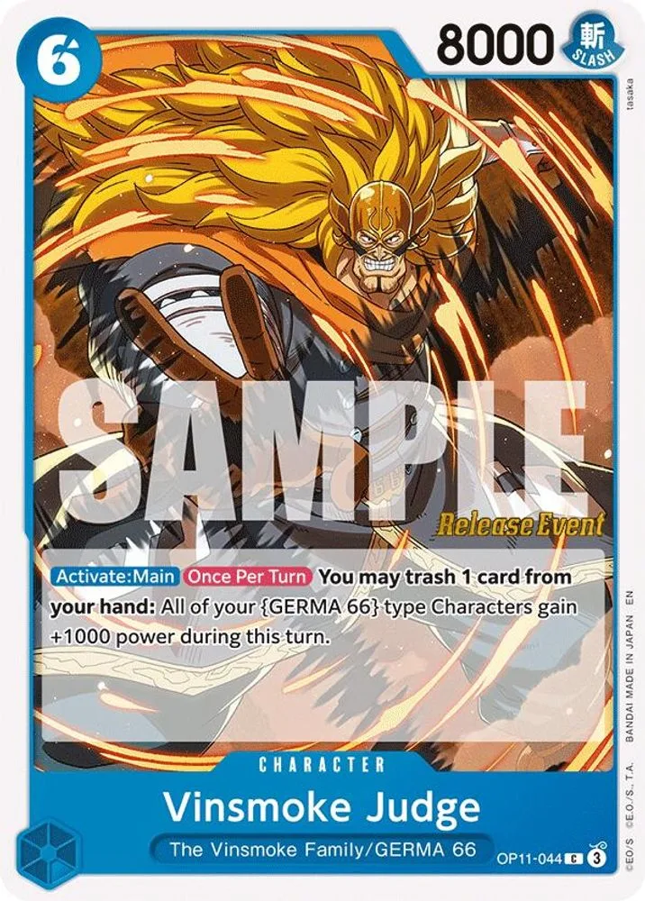Vinsmoke Judge (Release Event)