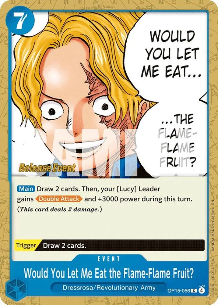 Would You Let Me Eat the Flame-Flame Fruit? (Release Event)