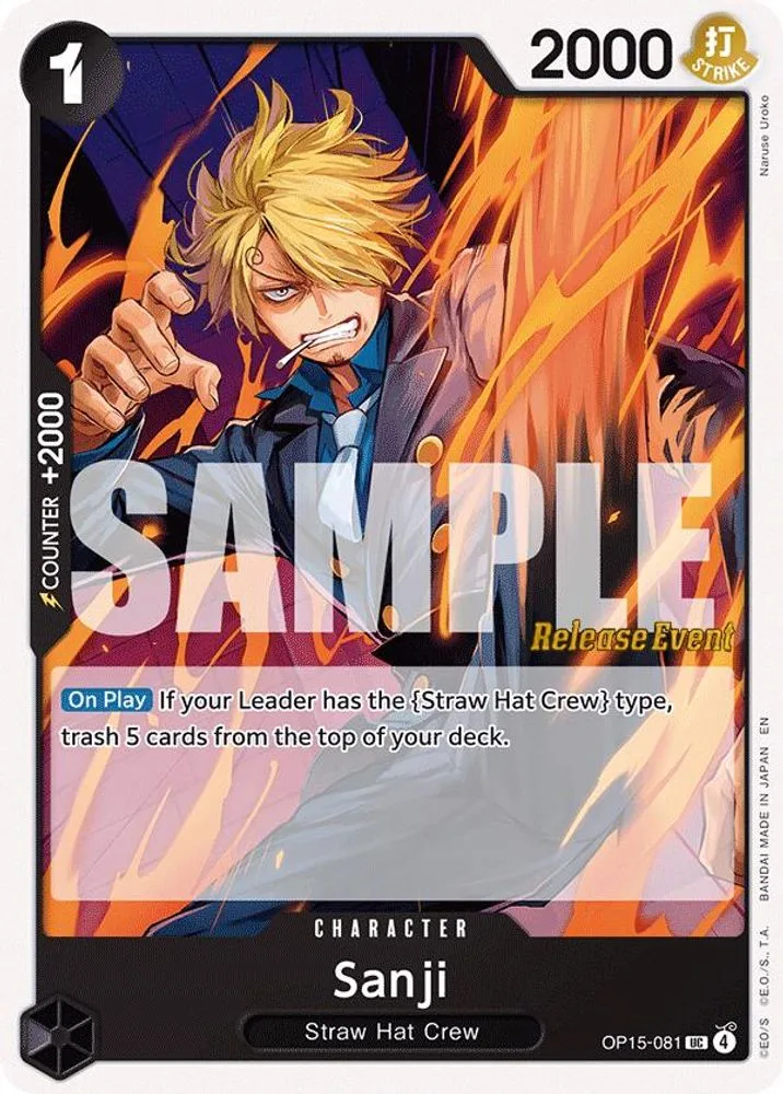 Sanji (Release Event)