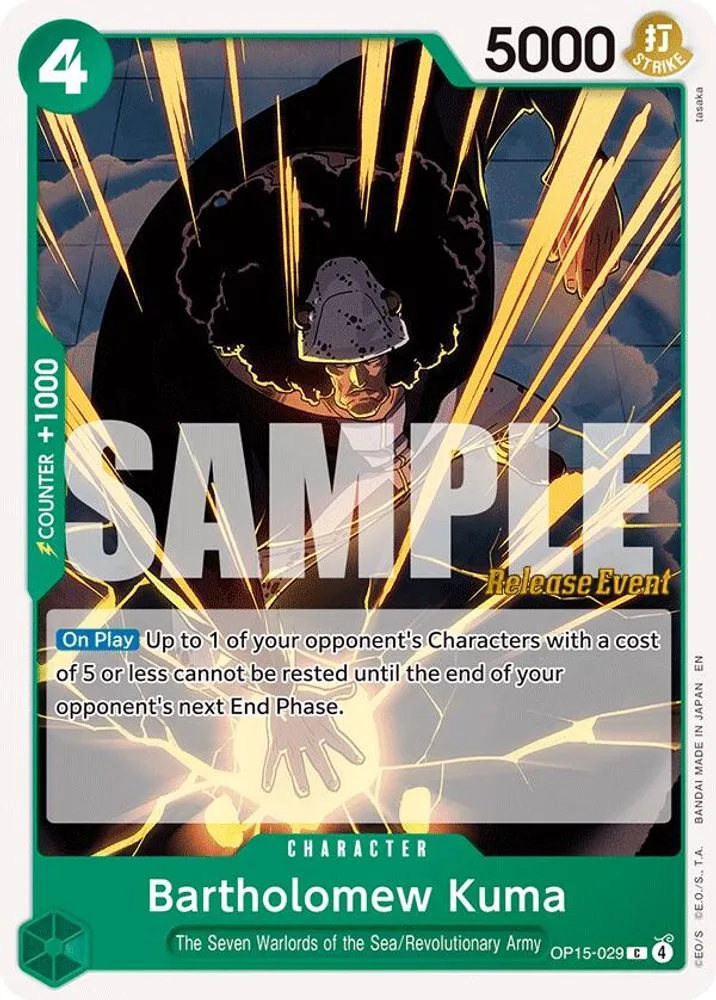 Bartholomew Kuma (Release Event)