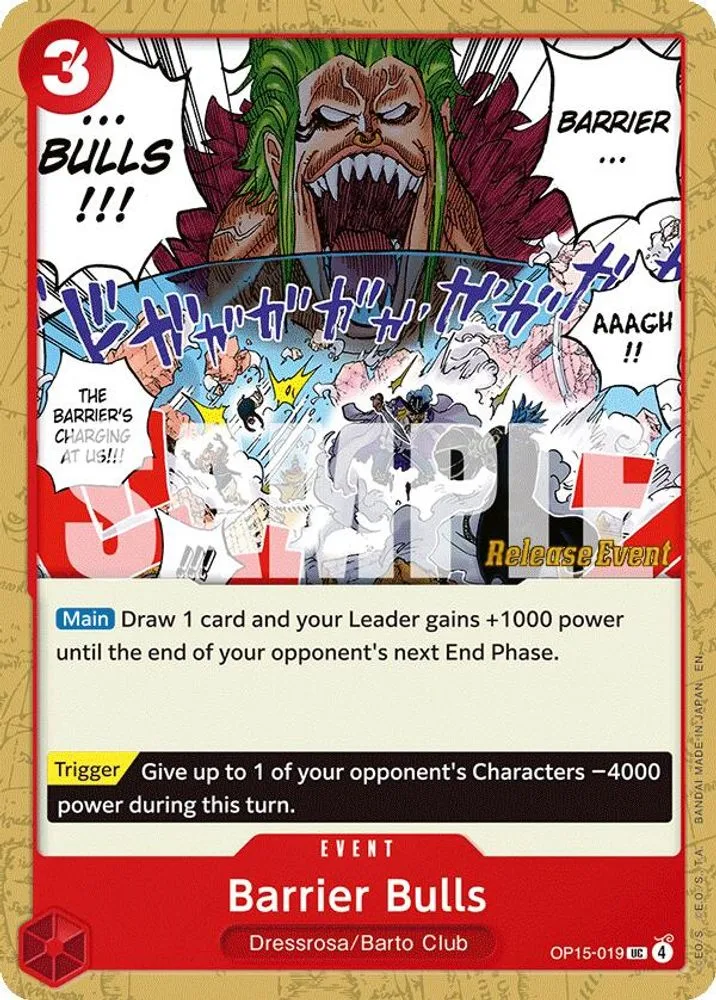 Barrier Bulls (Release Event)