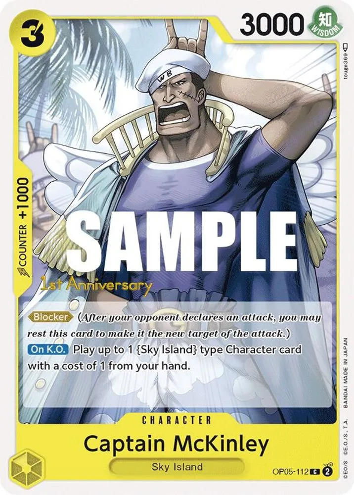 Captain McKinley (1st Anniversary Tournament)