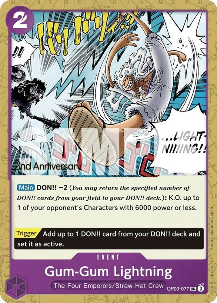Gum-Gum Lightning (2nd Anniversary Tournament)