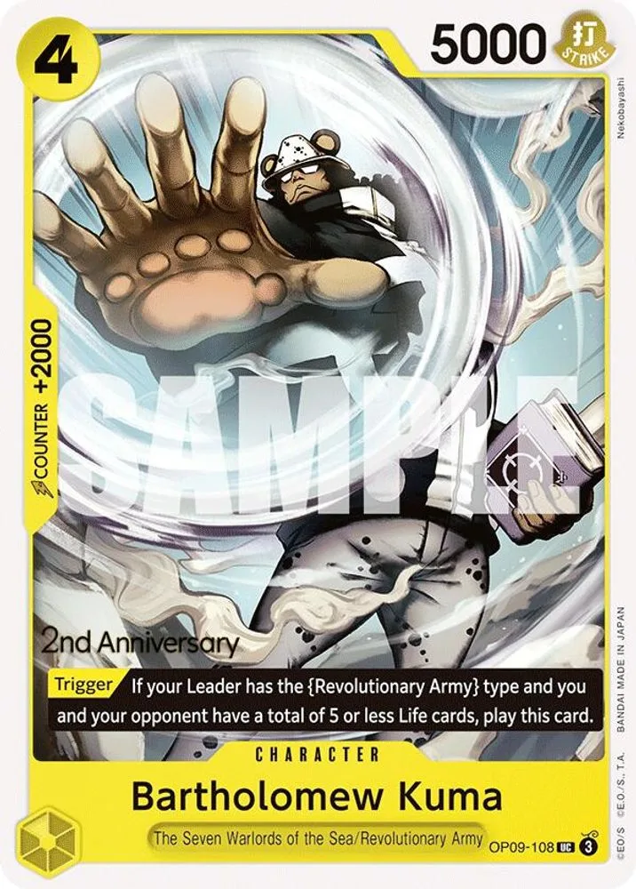 Bartholomew Kuma (2nd Anniversary Tournament)