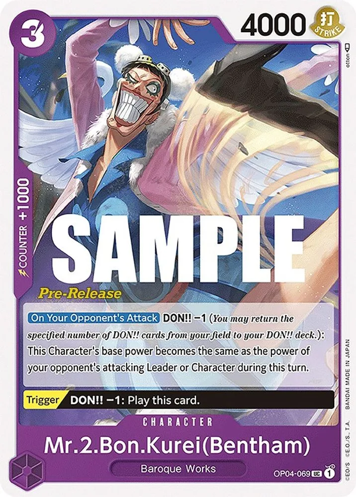 Mr.2.Bon.Kurei (Bentham) (Pre-Release)