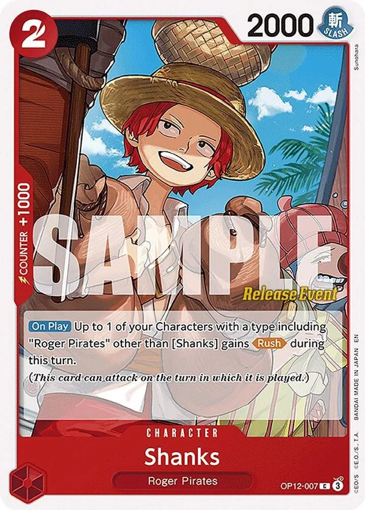 Shanks (Release Event)