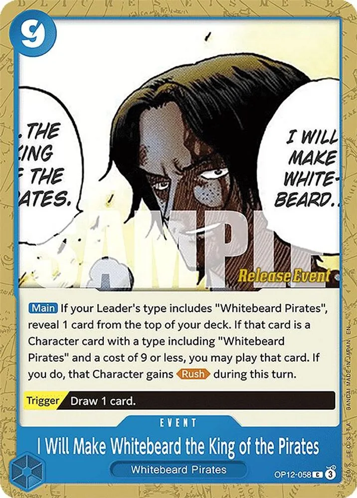 I Will Make Whitebeard the King of the Pirates (Release Event)